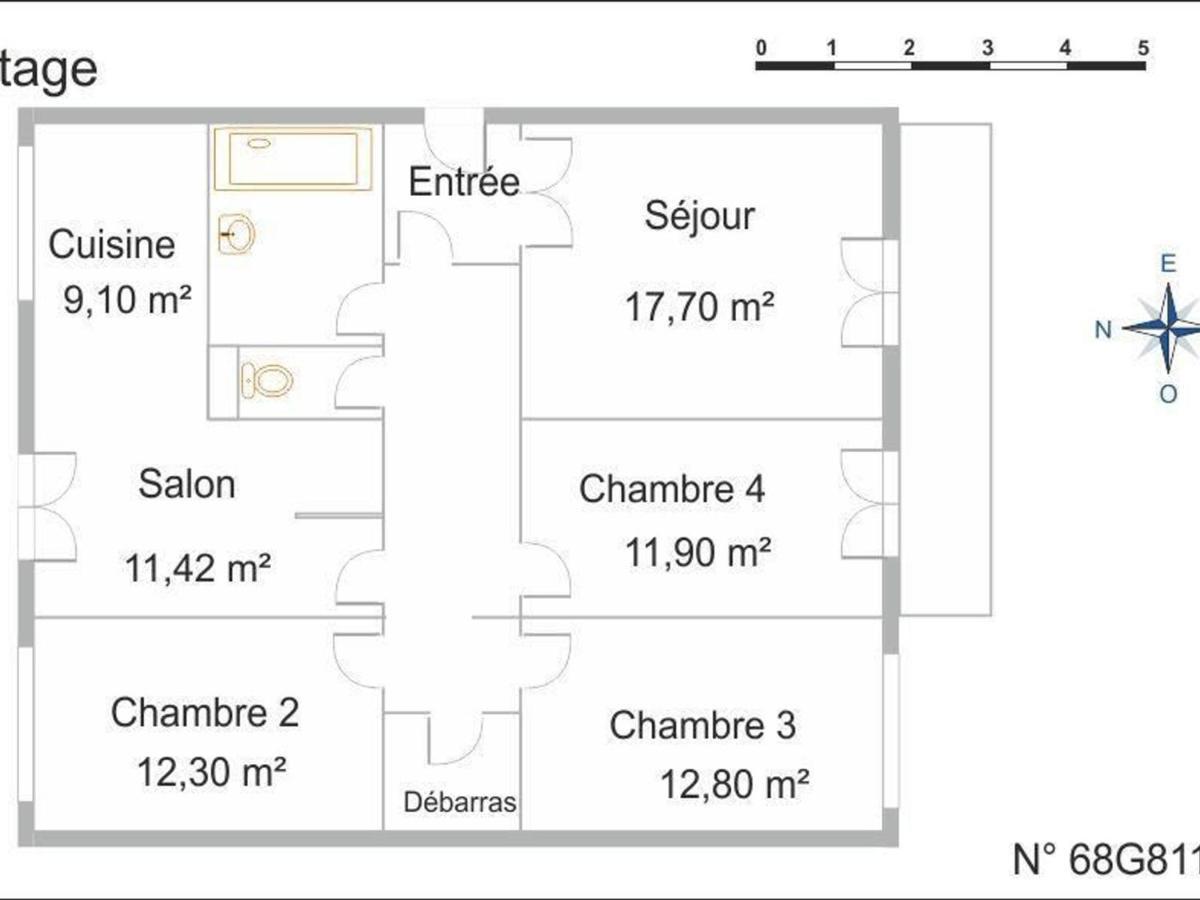 Hébergement de vacances De Luxe En Hyper-centre Avec 3 Chambres, Balcon, Parking, Proche Musee Unterlinden - Fr-1-744-37 Colmar